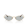 Lunettes de soleil Miu Miu MU 56ZS ZVN50K pale gold - Vignette du produit 1/3