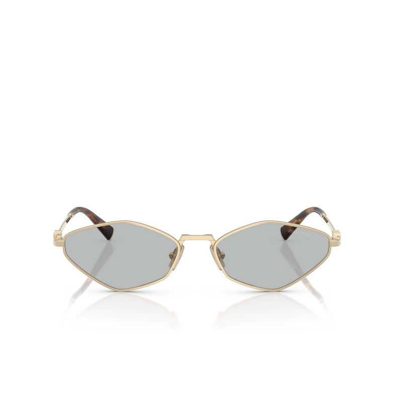 Lunettes de soleil Miu Miu MU 56ZS ZVN50K pale gold - 1/3