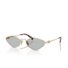 Miu Miu MU 56ZS Sunglasses ZVN50K pale gold - product thumbnail 2/3