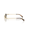 Lunettes de soleil Miu Miu MU 56ZS ZVN5S0 pale gold - Vignette du produit 3/3