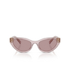 Miu Miu MU A04S Sunglasses 12W20I mauve transparent - product thumbnail 1/3
