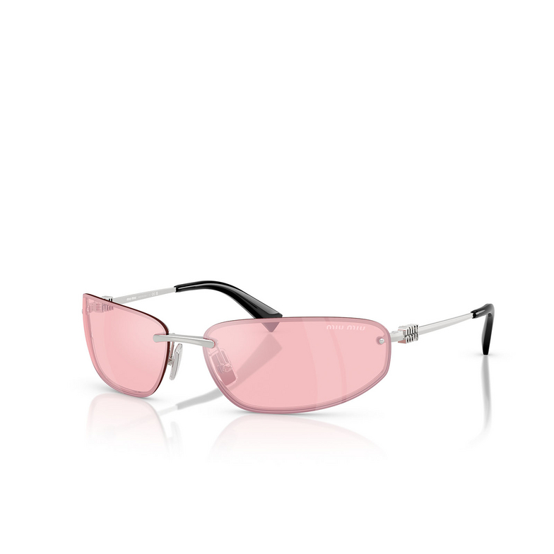 Occhiali da sole Miu Miu MU A50S 1BC70J silver - 2/3