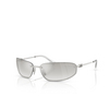 Miu Miu MU A50S Sunglasses 1BC8H1 silver - product thumbnail 2/3