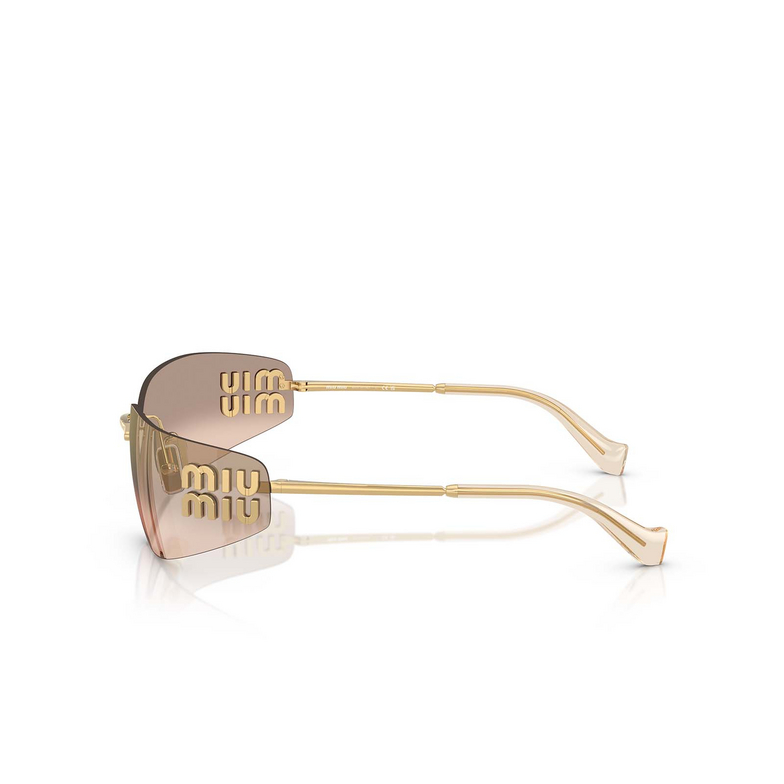 Occhiali da sole Miu Miu MU A51S 5AK20P gold - 3/3