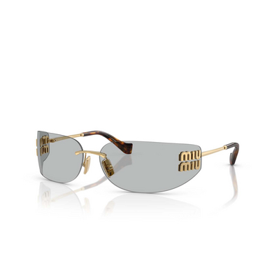 Occhiali da sole Miu Miu MU A51S 5AK50K gold - tre quarti