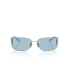 Miu Miu MU A51S Sunglasses ZVN10P pale gold - product thumbnail 1/4