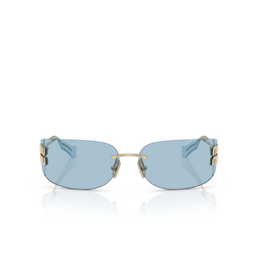 Miu Miu MU A51S Sonnenbrillen ZVN10P pale gold - Vorderansicht
