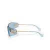 Miu Miu MU A51S Sunglasses ZVN10P pale gold - product thumbnail 3/4