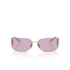 Miu Miu MU A51S Sunglasses ZVN90O pale gold - product thumbnail 1/3
