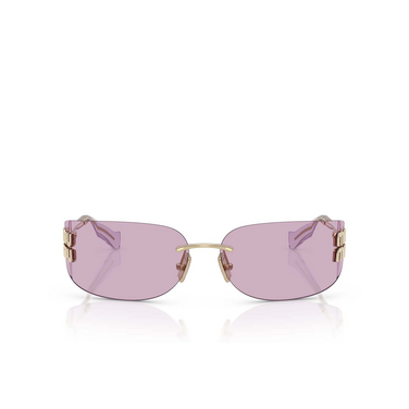 Occhiali da sole Miu Miu MU A51S ZVN90O pale gold - frontale