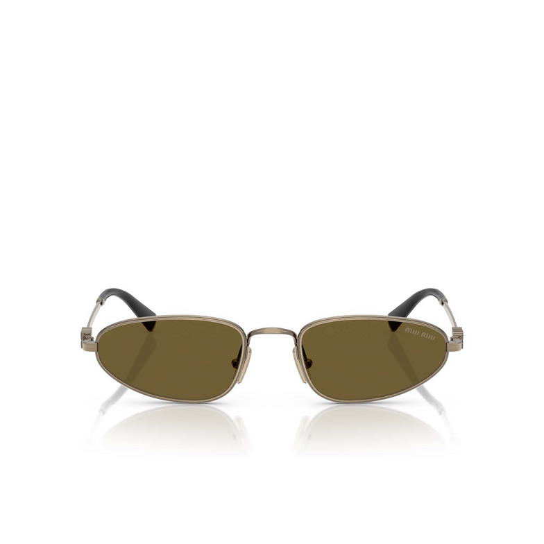 Gafas de sol Miu Miu MU A52S 26C09Z old gold - 1/3