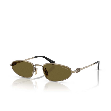 Occhiali da sole Miu Miu MU A52S 26C09Z old gold - tre quarti