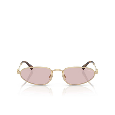 Occhiali da sole Miu Miu MU A52S ZVN4I0 pale gold - frontale