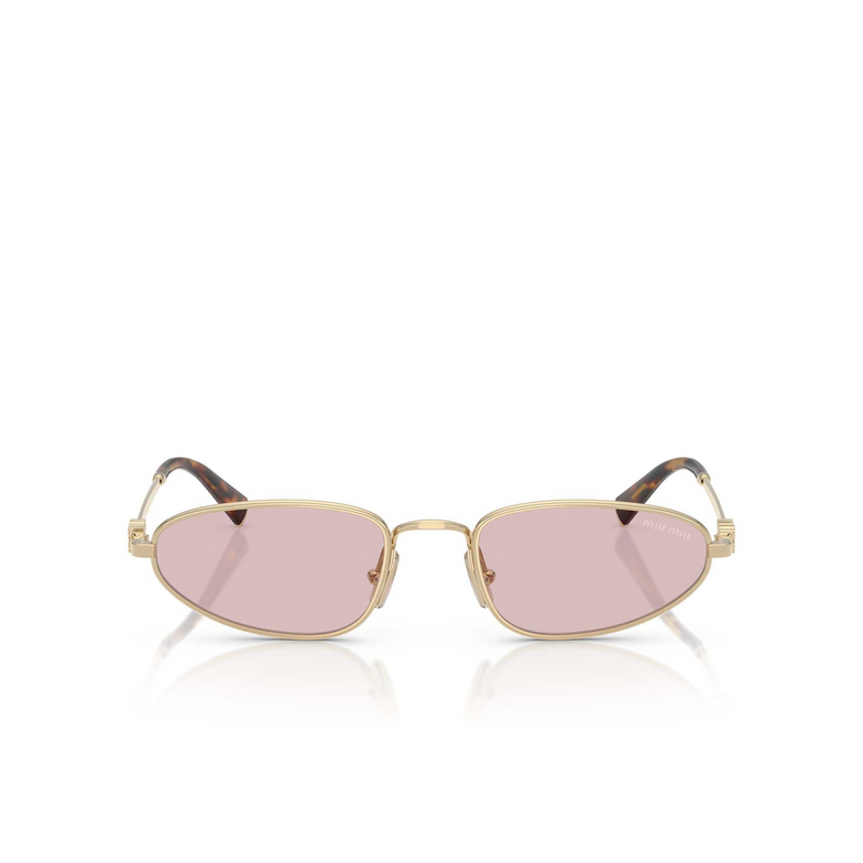 Gafas de sol Miu Miu MU A52S ZVN4I0 pale gold - 1/3