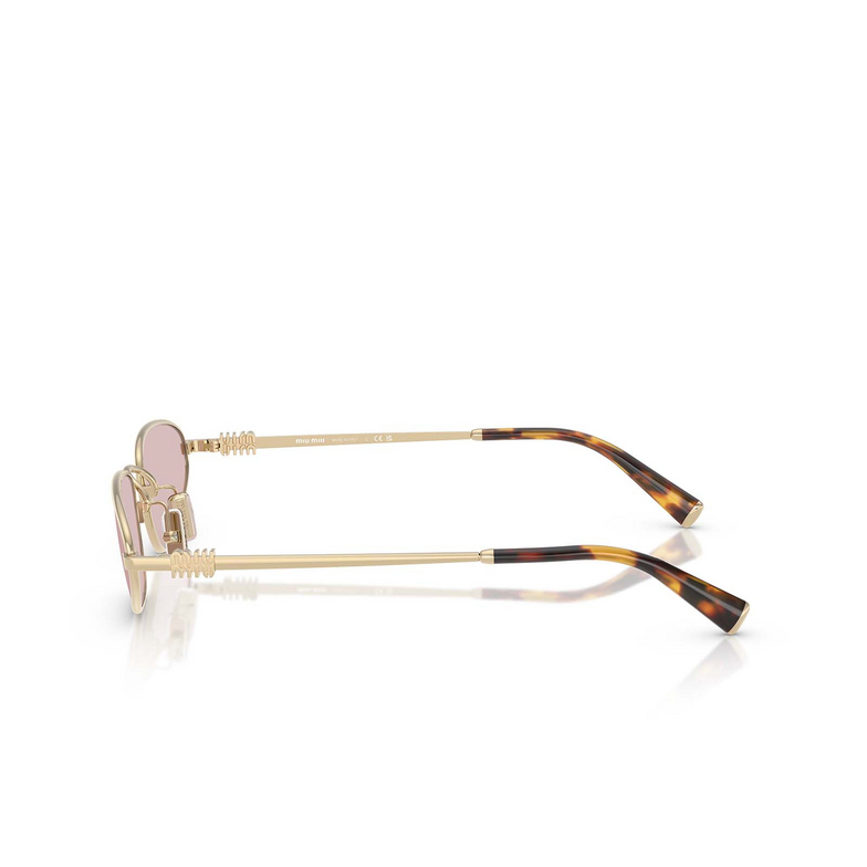 Gafas de sol Miu Miu MU A52S ZVN4I0 pale gold - 3/3