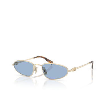 Miu Miu MU A52S Sonnenbrillen ZVN60O pale gold - Dreiviertelansicht