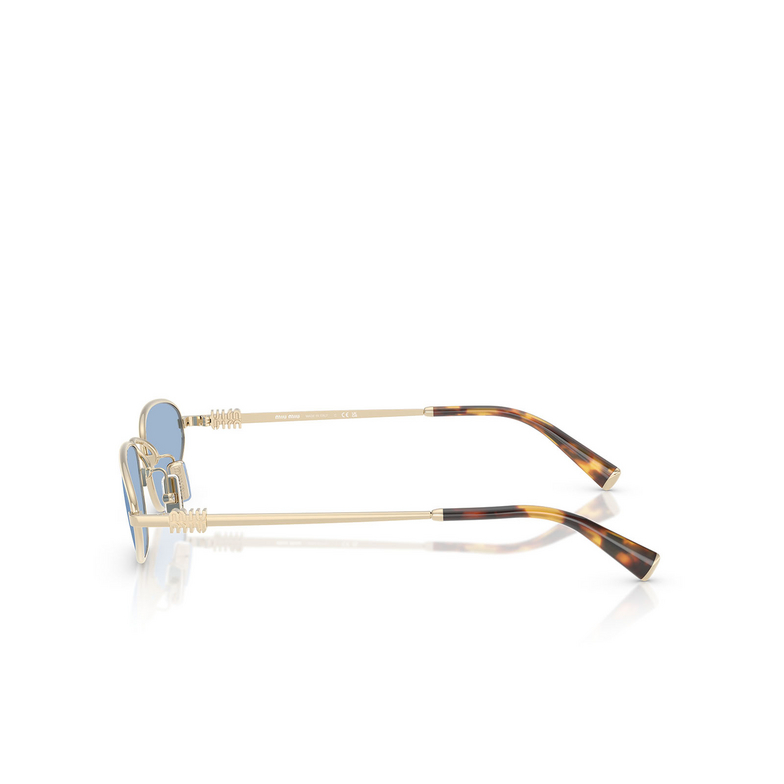 Miu Miu MU A52S Sunglasses ZVN60O pale gold - 3/4