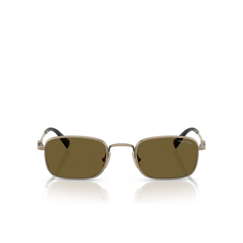Occhiali da sole Miu Miu MU A53S 26C09Z old gold - 1/3