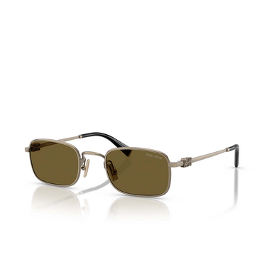 Occhiali da sole Miu Miu MU A53S 26C09Z old gold - tre quarti