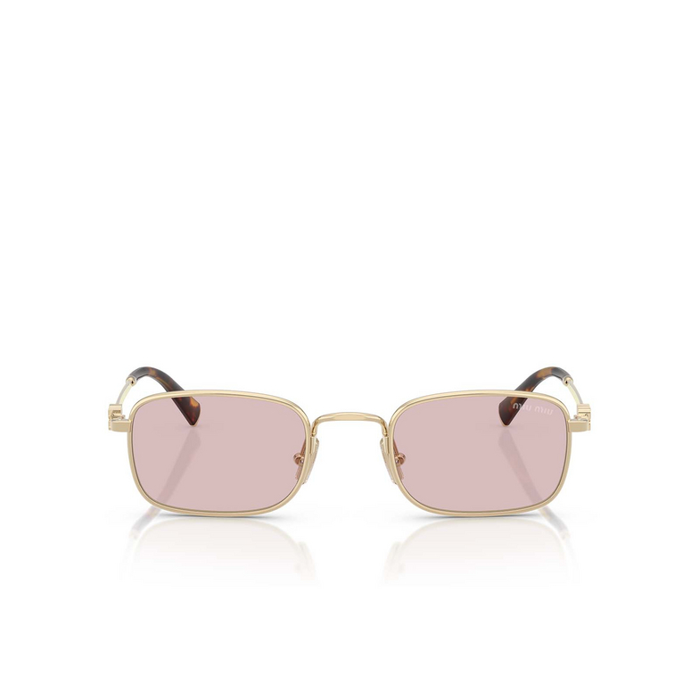 Miu Miu MU A53S Sunglasses ZVN4I0 pale gold - 1/3