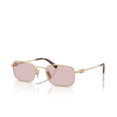 Occhiali da sole Miu Miu MU A53S ZVN4I0 pale gold - tre quarti