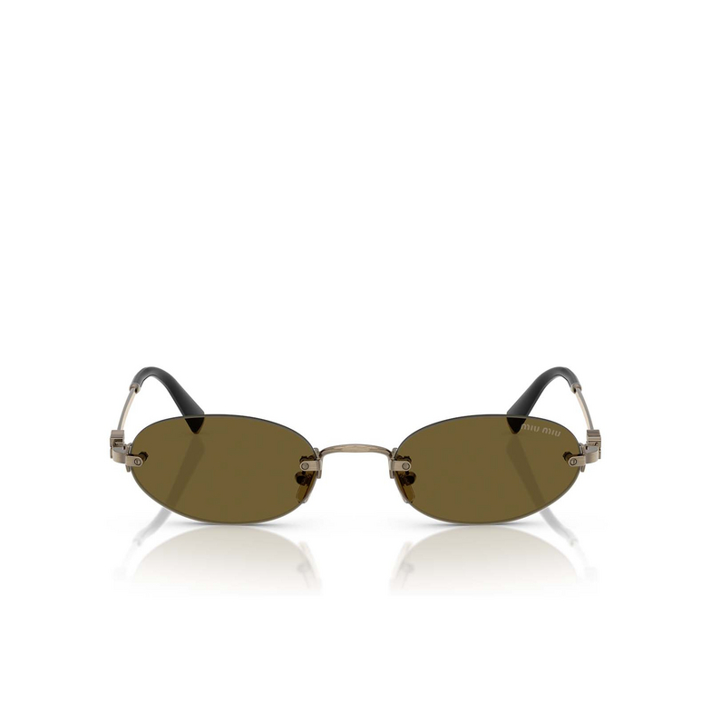 Miu Miu MU A54S Sunglasses 26C09Z old gold - 1/4