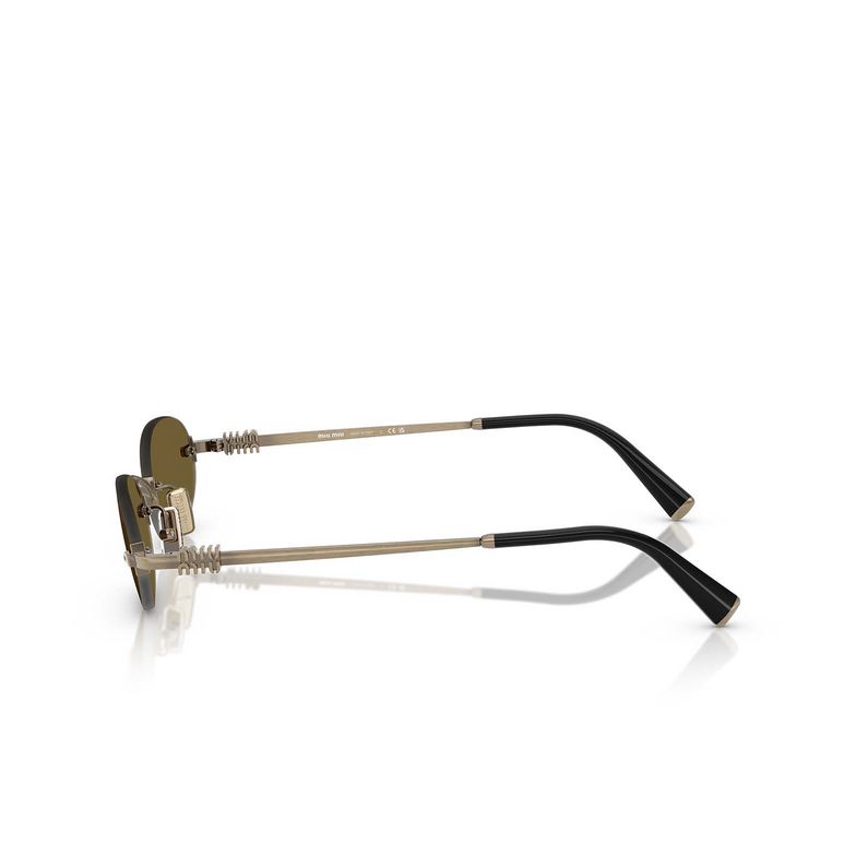 Miu Miu MU A54S Sunglasses 26C09Z old gold - 3/4