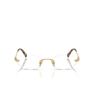 Miu Miu MU A54S Sonnenbrillen 5AK08N gold - Vorderansicht