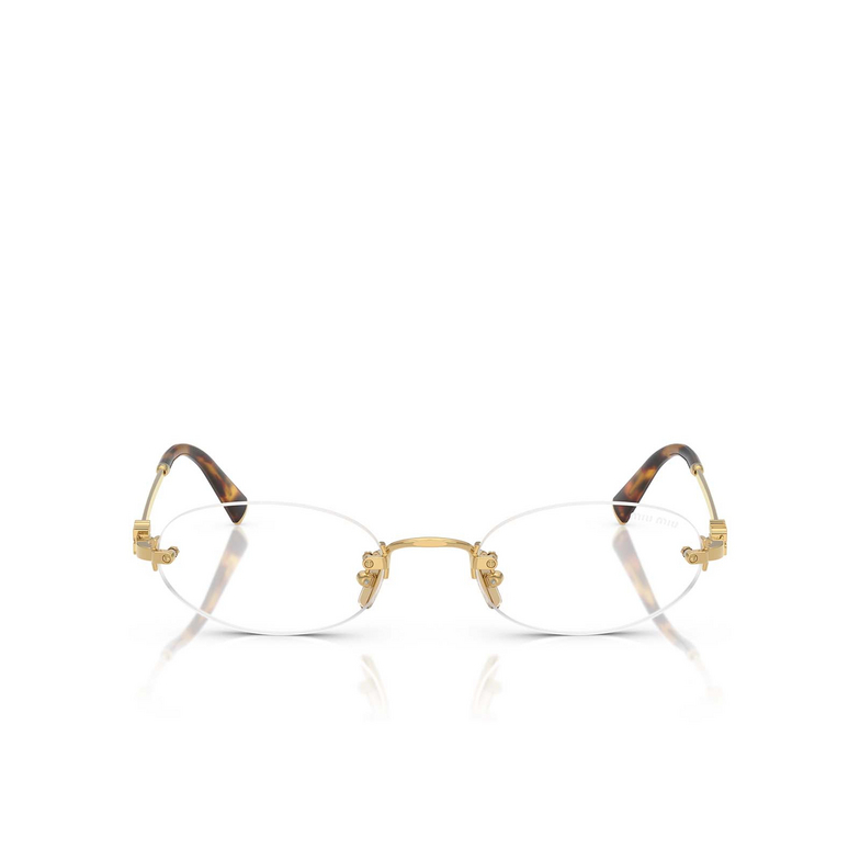 Gafas de sol Miu Miu MU A54S 5AK08N gold - 1/4