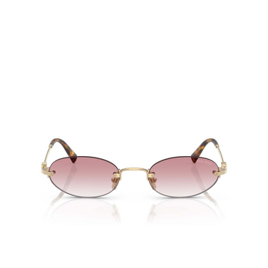 Occhiali da sole Miu Miu MU A54S ZVN70O pale gold - frontale