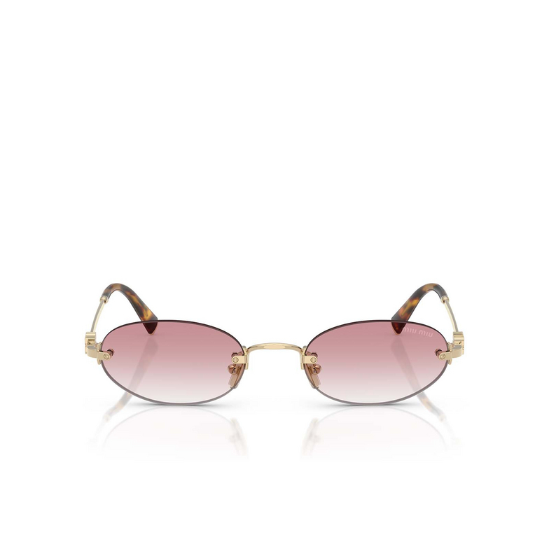 Gafas de sol Miu Miu MU A54S ZVN70O pale gold - 1/4
