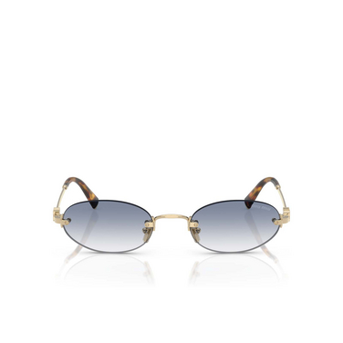 Occhiali da sole Miu Miu MU A54S ZVN80O pale gold - frontale