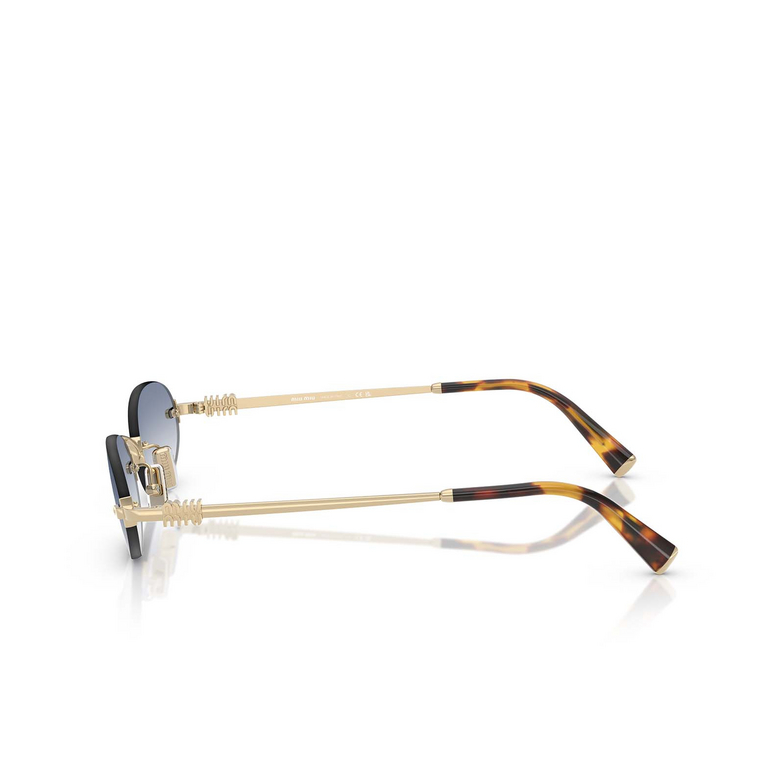 Gafas de sol Miu Miu MU A54S ZVN80O pale gold - 3/4