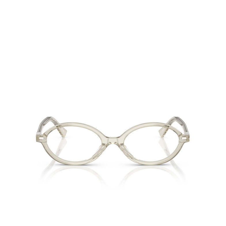 Gafas graduadas Miu Miu REGARD 12U1O1 hemp transparent - 1/3