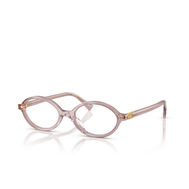 Lunettes de vue Miu Miu REGARD 12W1O1 mauve transparent - Vue trois quarts