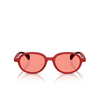 Moncler CAPRICE Eyeglasses 5005F5 matt milky red - product thumbnail 1/3