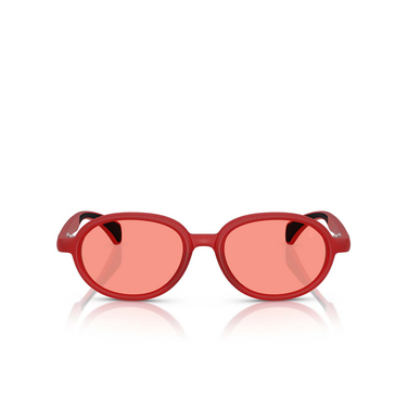 Gafas graduadas Moncler CAPRICE 5005F5 matt milky red - Vista delantera