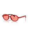 Moncler CAPRICE Eyeglasses 5005F5 matt milky red - product thumbnail 2/3