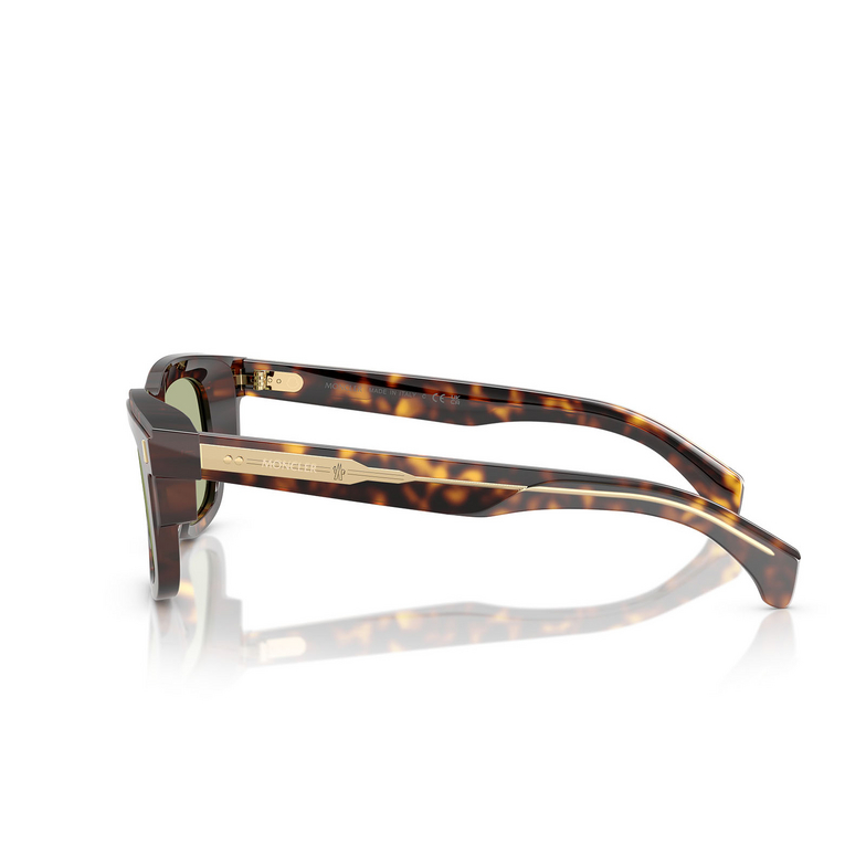 Lunettes de soleil Moncler CLARO 300282 brown tortoise - 3/3