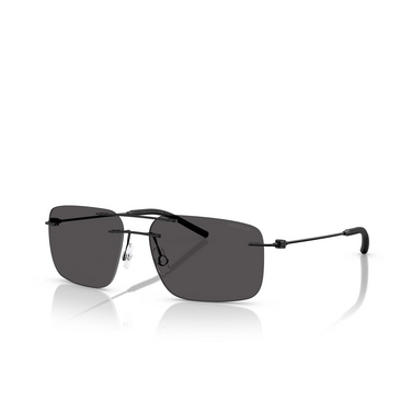 Moncler DOPPLER Sunglasses 100187 matte black - three-quarters view