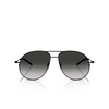 Occhiali da sole Moncler FLYZE 10013C matte black - anteprima prodotto 1/3