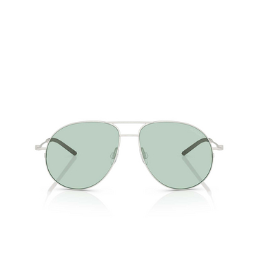 Gafas de sol Moncler FLYZE 1004M1 matte silver - Vista delantera