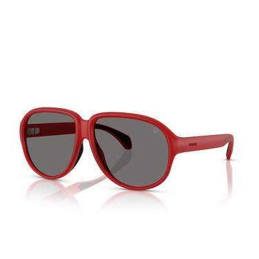 Moncler HALCYONNE Sunglasses 500581 milky red - three-quarters view