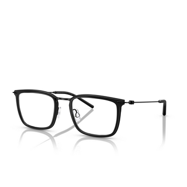 Lunettes de vue Moncler ME1001D 1009 shiny black - Vue trois quarts