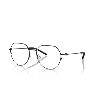 Moncler ME1002 Eyeglasses 1001 matte black - three-quarters view