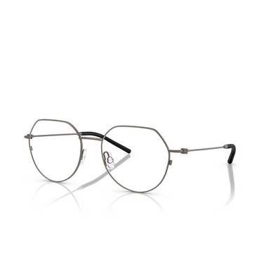 Lunettes de vue Moncler ME1002 1002 matte anthracite - Vue trois quarts