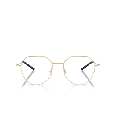 Lunettes de vue Moncler ME1002 1007 pale gold - Vue de face