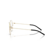 Moncler ME1002 Eyeglasses 1007 pale gold - product thumbnail 3/3