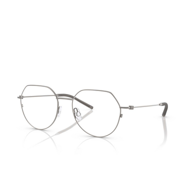 Moncler ME1002 Eyeglasses 1013 gunmetal metal - three-quarters view