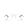 Moncler ME1003 Eyeglasses 1006 matte gold - product thumbnail 1/3